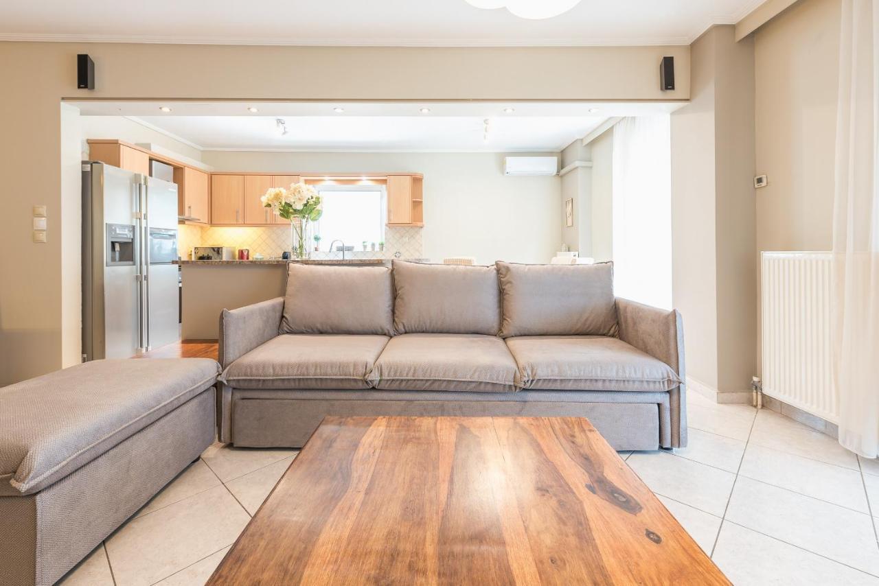 Luxury And Spacious Apt For 6 Guests Athén Kültér fotó