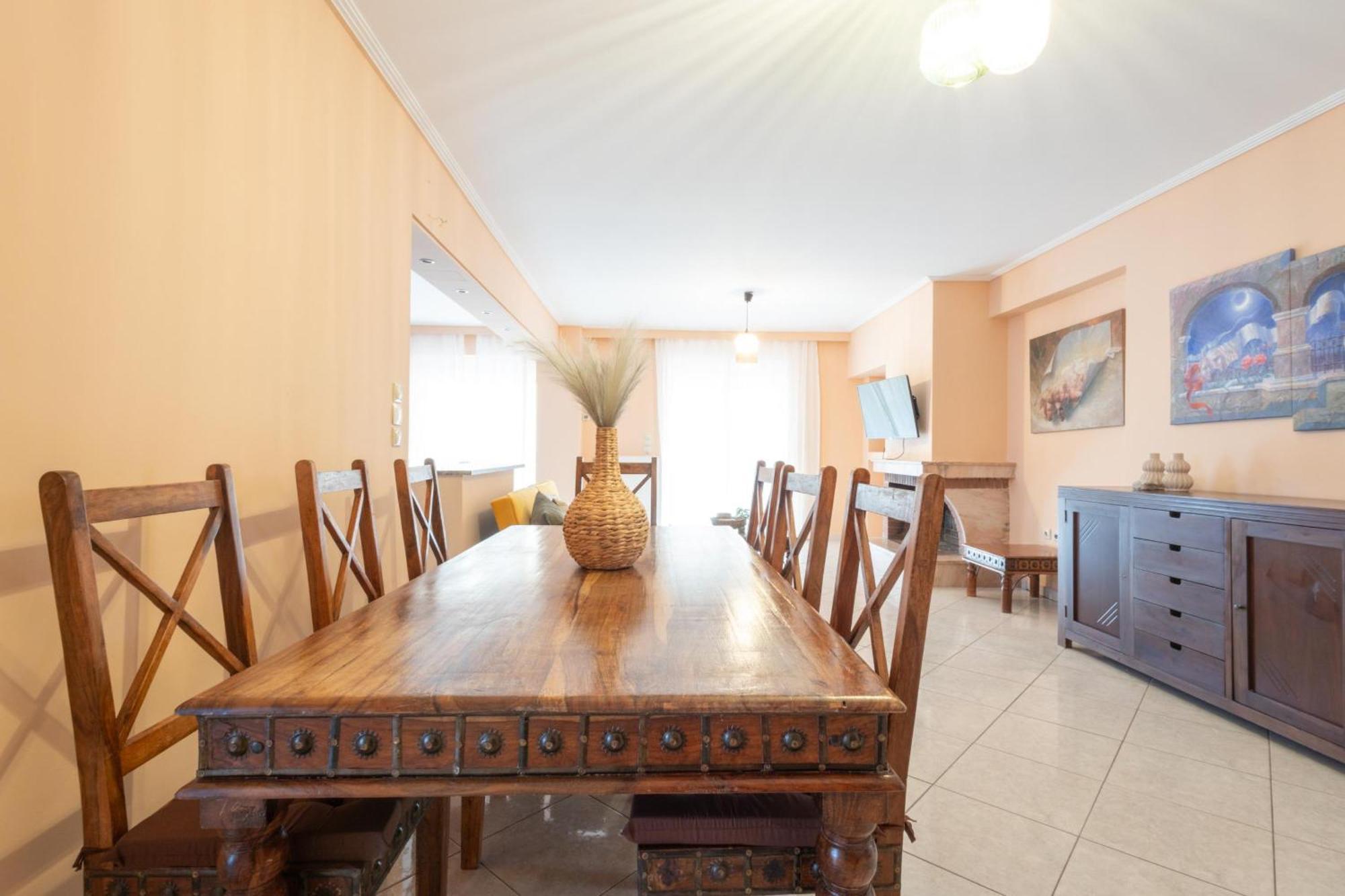 Luxury And Spacious Apt For 6 Guests Athén Kültér fotó