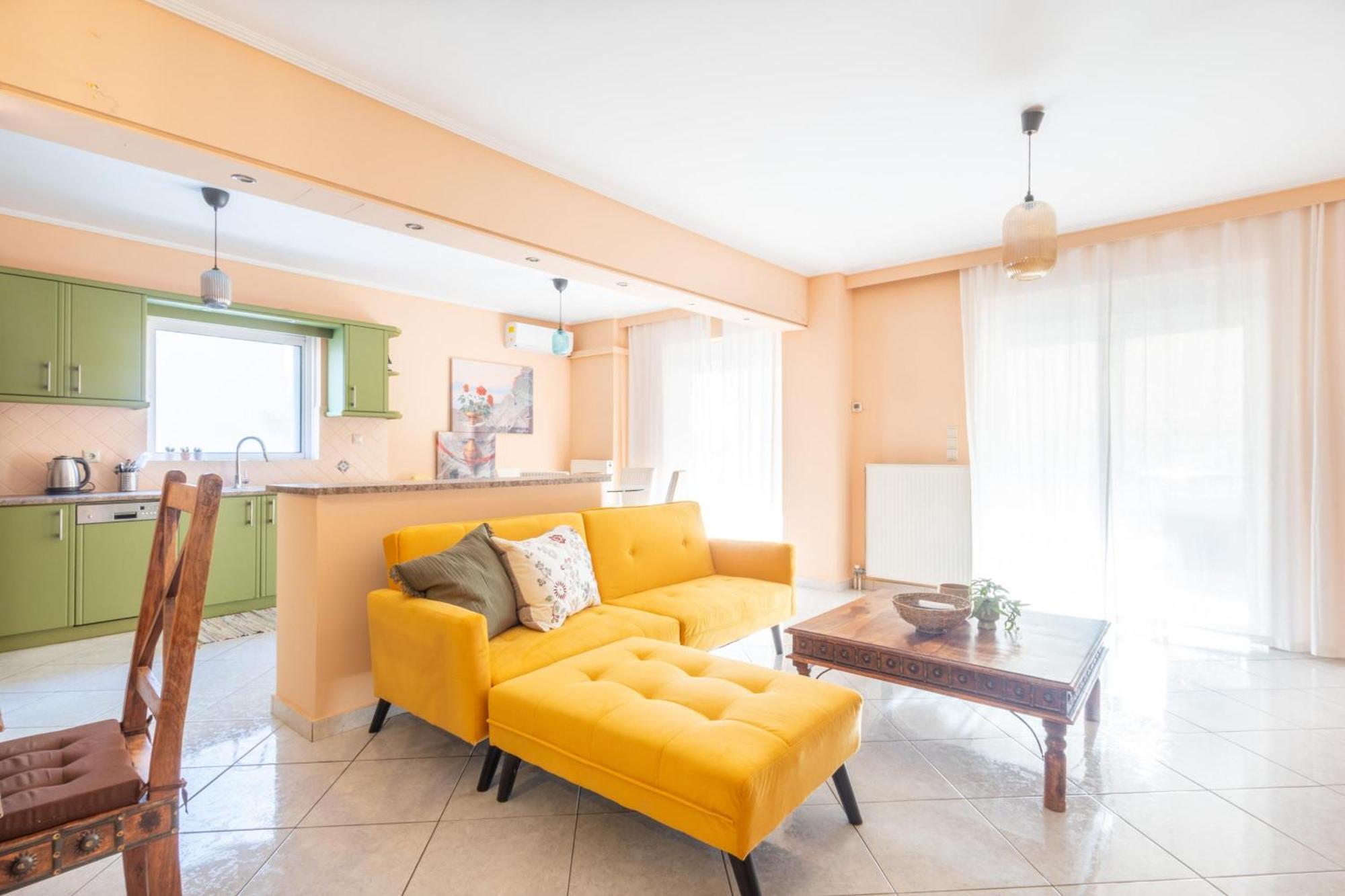 Luxury And Spacious Apt For 6 Guests Athén Kültér fotó